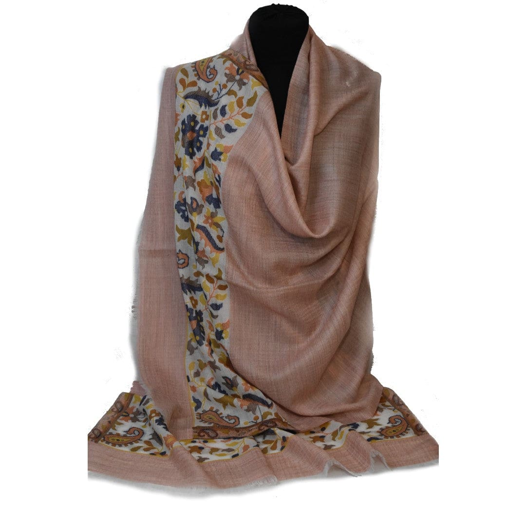 Sal Premium extrafin confectionat din Lana Cashmere & Matase Naturala -> Cod: CASHMSILK2 - sal din cashmere si matase naturala
