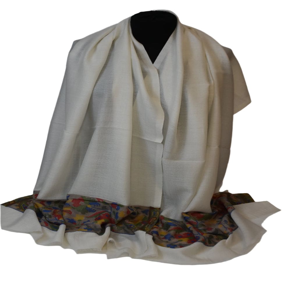 Sal Premium extrafin confectionat din Lana Cashmere & Matase Naturala -> Cod: CASHMSILK7 - sal din cashmere si matase naturala