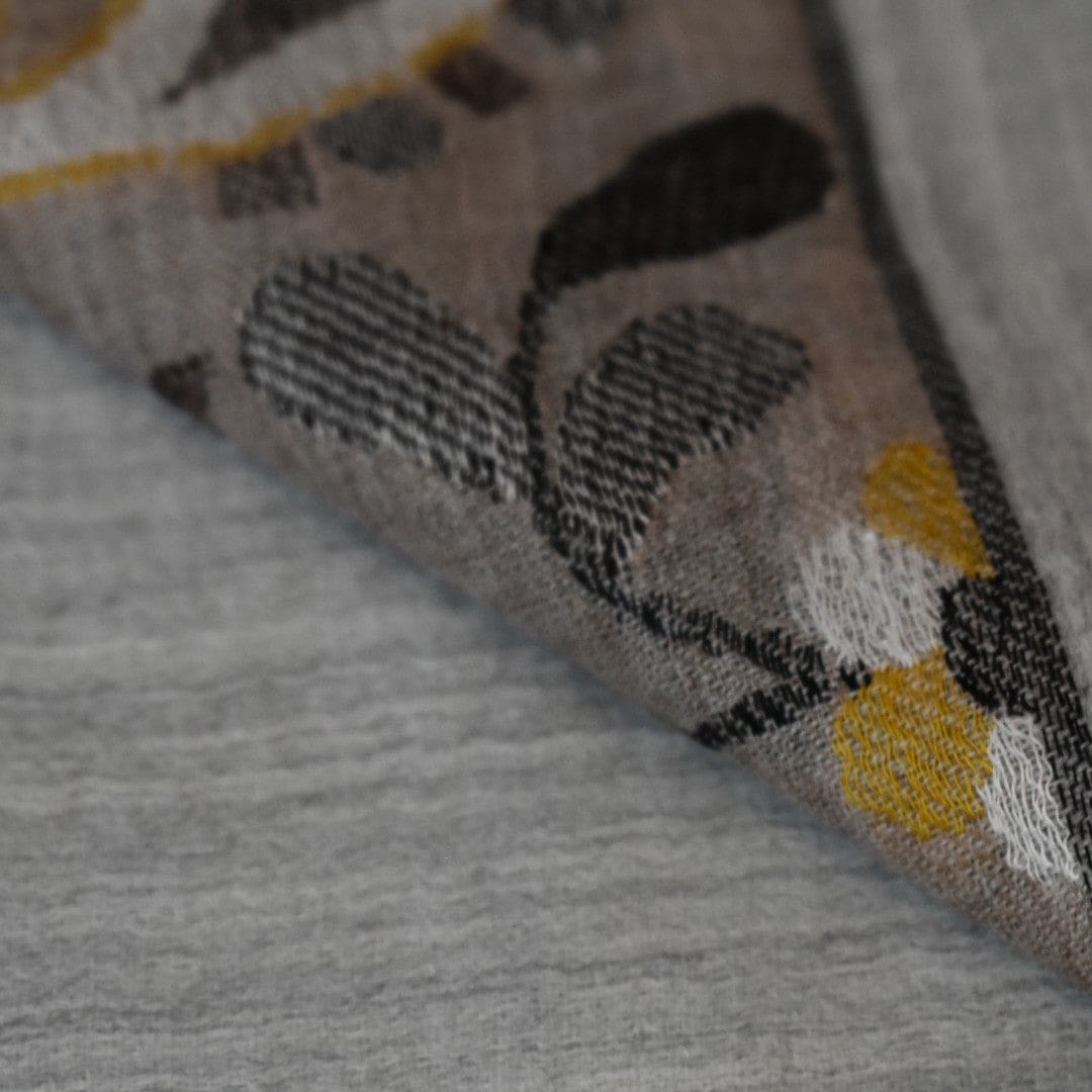 Sal Premium extrafin confectionat din Lana Cashmere & Matase Naturala ->Steel Gray- Cod: CASHMSILK3 - sal din cashmere si matase naturala