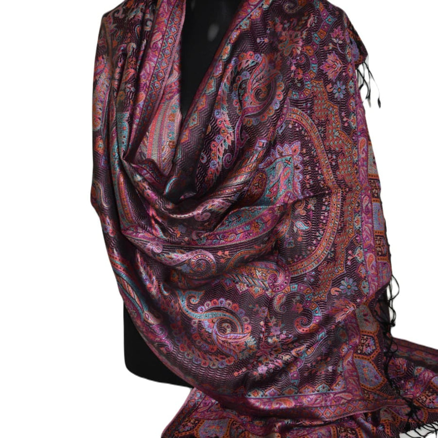 SAL Premium Jamawar din 100% Matase Naturala - Heritage -> Cod: Jamawar33 - Sal matase naturala jamawar