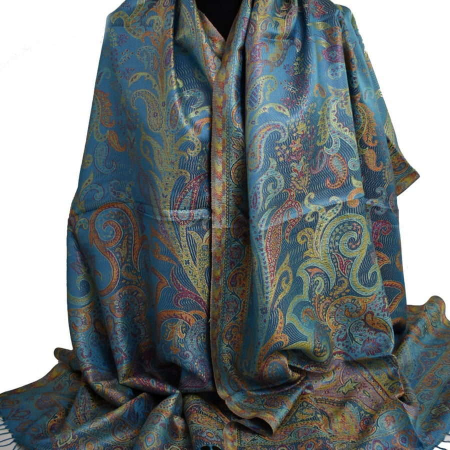 SAL Premium Jamawar din 100% Matase Naturala - Heritage -> Cod: Jamawar34 - Sal matase naturala jamawar