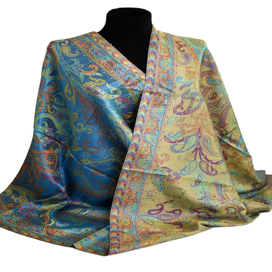 SAL Premium Jamawar din 100% Matase Naturala - Heritage -> Cod: Jamawar34 - Sal matase naturala jamawar