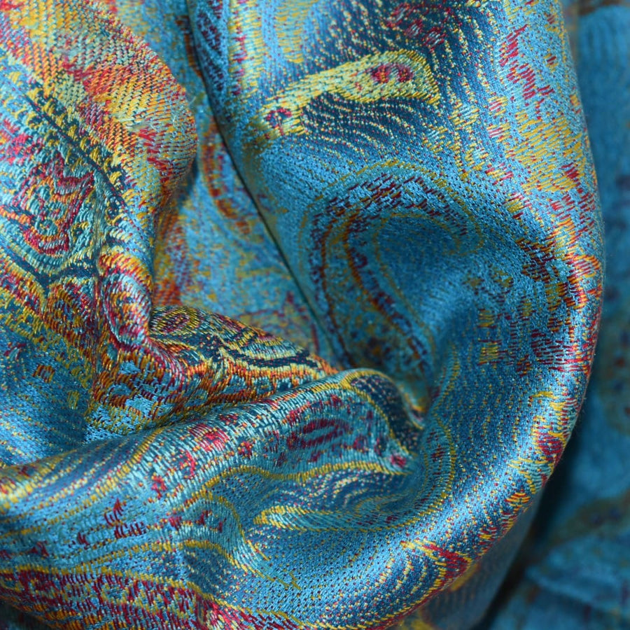 SAL Premium Jamawar din 100% Matase Naturala - Heritage -> Cod: Jamawar34 - Sal matase naturala jamawar