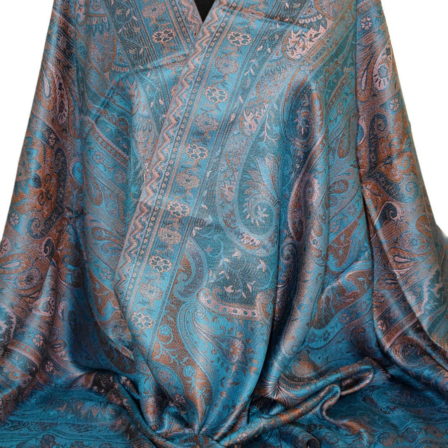 SAL Premium Jamawar din 100% Matase Naturala - Heritage -> Cod: Jamawar35 - Sal matase naturala jamawar