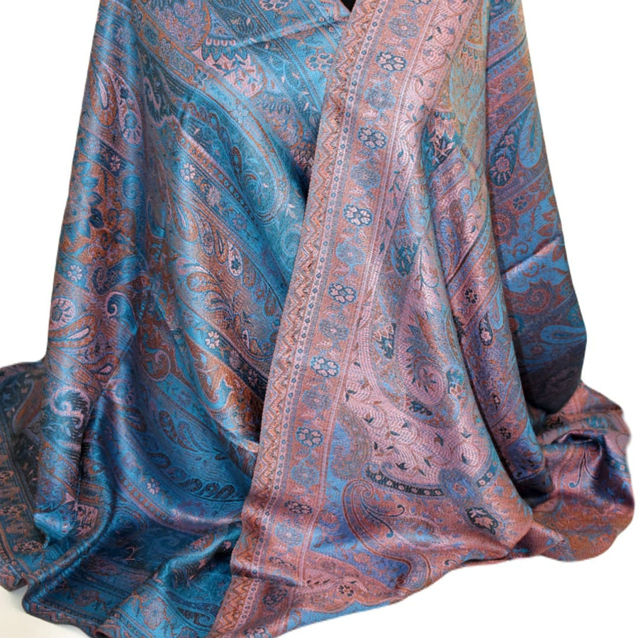 SAL Premium Jamawar din 100% Matase Naturala - Heritage -> Cod: Jamawar35 - Sal matase naturala jamawar