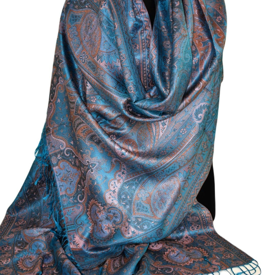 SAL Premium Jamawar din 100% Matase Naturala - Heritage -> Cod: Jamawar35 - Sal matase naturala jamawar