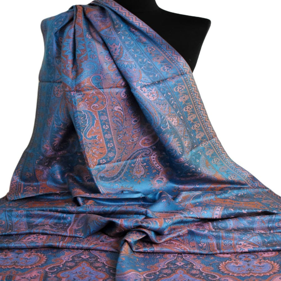 SAL Premium Jamawar din 100% Matase Naturala - Heritage -> Cod: Jamawar35 - Sal matase naturala jamawar