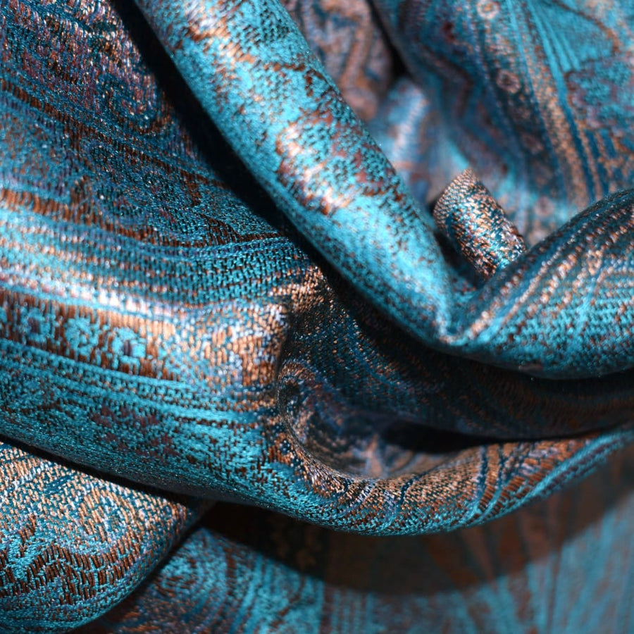 SAL Premium Jamawar din 100% Matase Naturala - Heritage -> Cod: Jamawar35 - Sal matase naturala jamawar