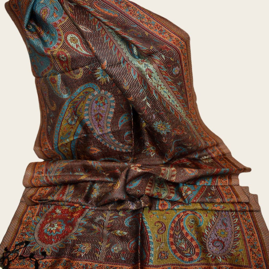 SAL Premium Jamawar din 100% Matase Naturala - Heritage -> Cod: JamawarOct14 - Sal matase naturala jamawar