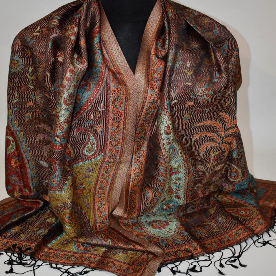 SAL Premium Jamawar din 100% Matase Naturala - Heritage -> Cod: JamawarOct14 - Sal matase naturala jamawar