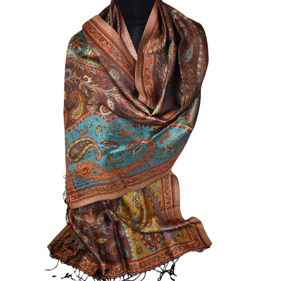 SAL Premium Jamawar din 100% Matase Naturala - Heritage -> Cod: JamawarOct14 - Sal matase naturala jamawar