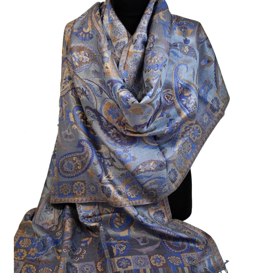 SAL Premium Jamawar din 100% Matase Naturala - Heritage -> Cod: JamawarOct9 - Sal matase naturala jamawar