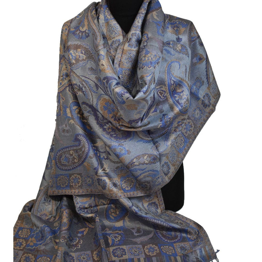 SAL Premium Jamawar din 100% Matase Naturala - Heritage -> Cod: JamawarOct9 - Sal matase naturala jamawar