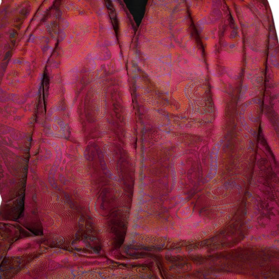 SAL Premium Jamawar din 100% Matase Naturala - Heritage -> Cod:JAMHAND6 - Sal matase naturala jamawar