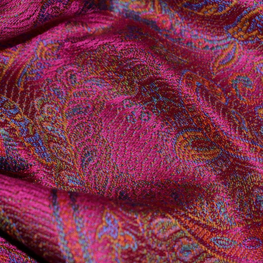 SAL Premium Jamawar din 100% Matase Naturala - Heritage -> Cod:JAMHAND6 - Sal matase naturala jamawar