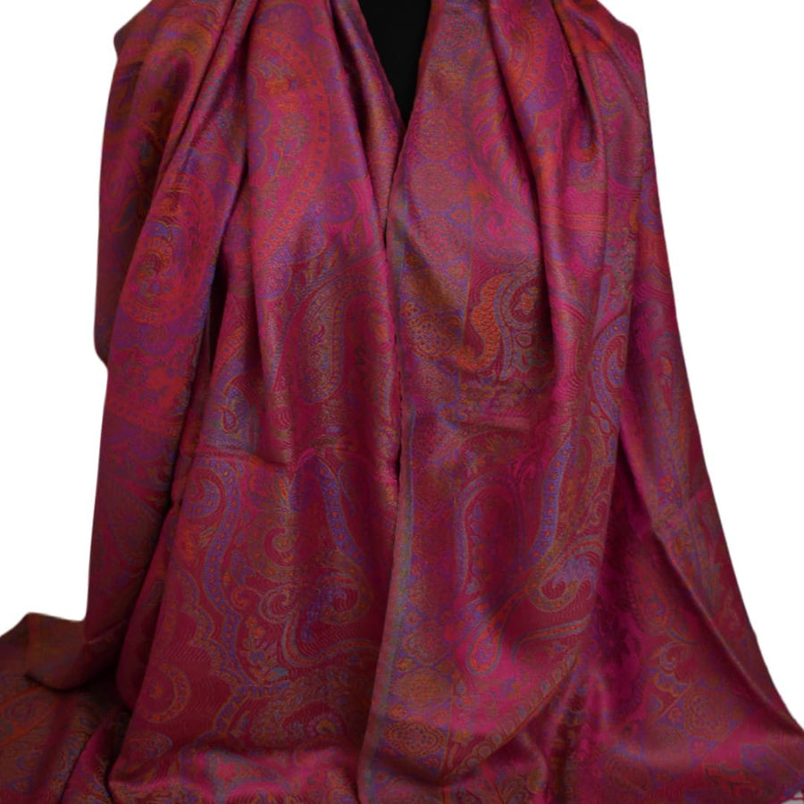 SAL Premium Jamawar din 100% Matase Naturala - Heritage -> Cod:JAMHAND6 - Sal matase naturala jamawar