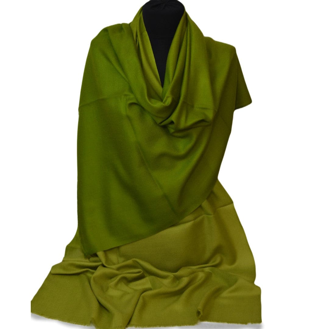 Sal Premium Lana Cashmere & Matase Naturala - Ombre Double Color Shade - Verde Army & Verde Sage -> cod: CASHMSILK11 - sal din cashmere si