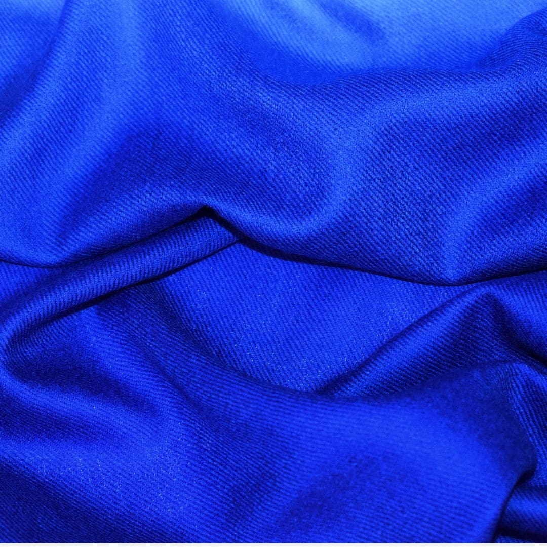 Sal Premium Lana Cashmere & Matase Naturala - Ombre Tri Color Shade -> Albastru Regal - cod: CASHMSILK178 - sal cashmere ombre design