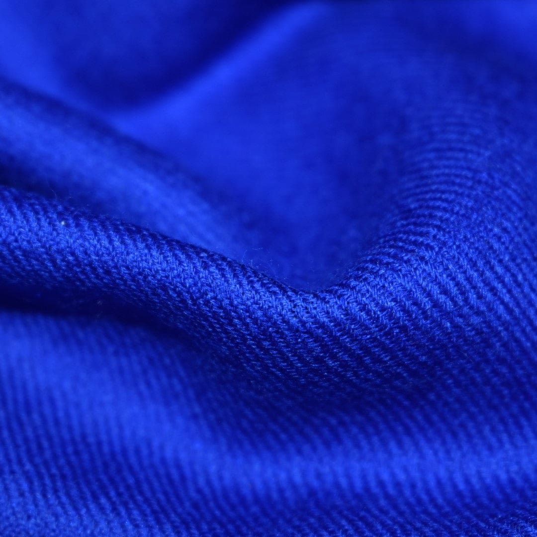 Sal Premium Lana Cashmere & Matase Naturala - Ombre Tri Color Shade -> Albastru Regal - cod: CASHMSILK178 - sal cashmere ombre design