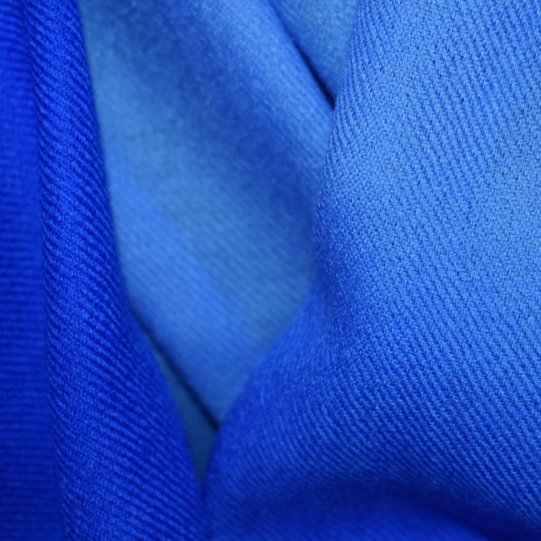 Sal Premium Lana Cashmere & Matase Naturala - Ombre Tri Color Shade -> Albastru Regal - cod: CASHMSILK178 - sal cashmere ombre design