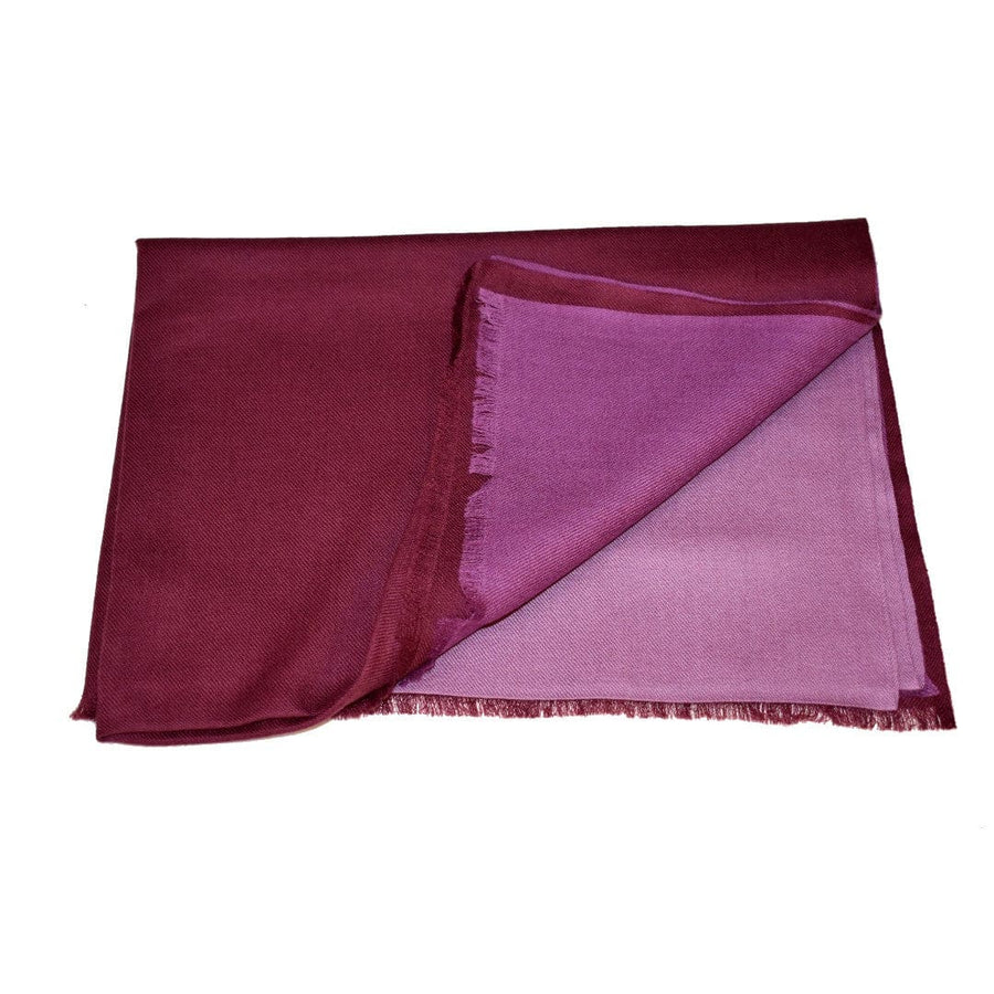 Sal Premium Lana Cashmere & Matase Naturala - Ombre Tri Color Shade ->Bordo/Burgundy- cod: CASHMSILK14 - sal cashmere ombre design
