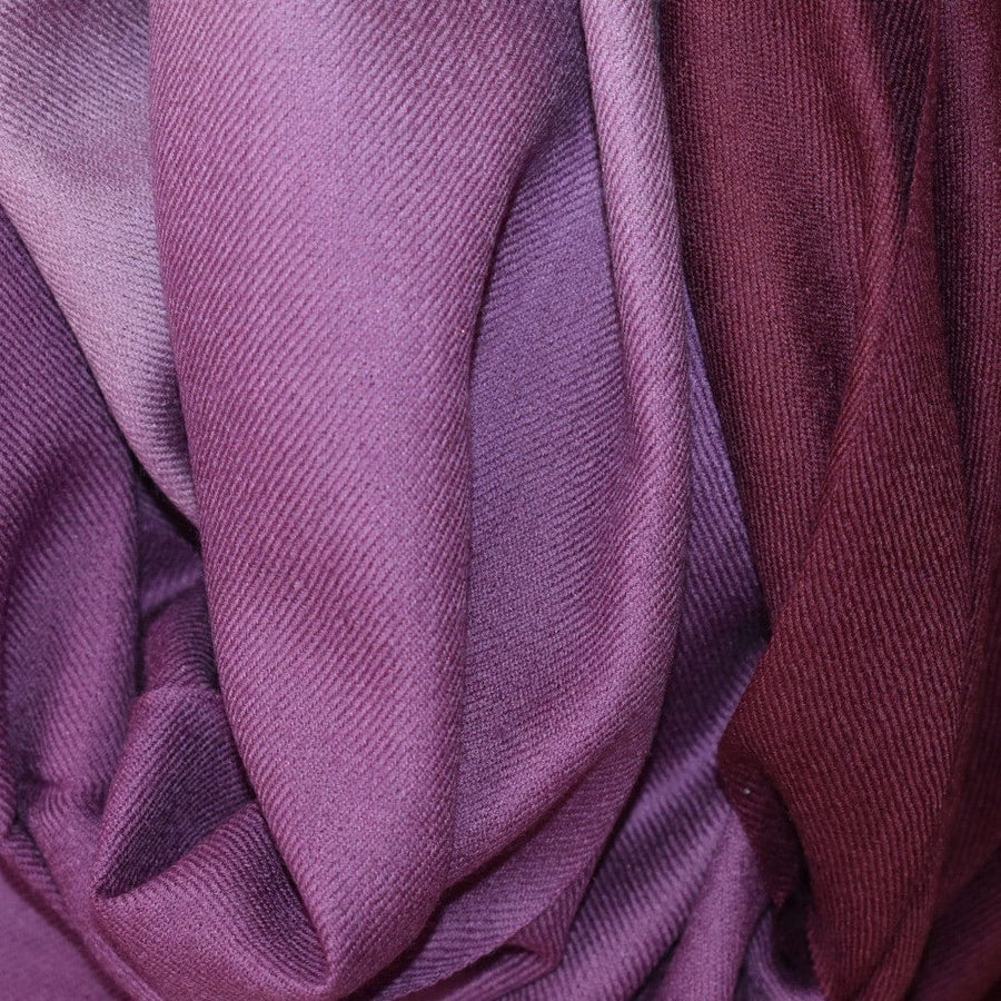 Sal Premium Lana Cashmere & Matase Naturala - Ombre Tri Color Shade ->Bordo/Burgundy- cod: CASHMSILK14 - sal cashmere ombre design