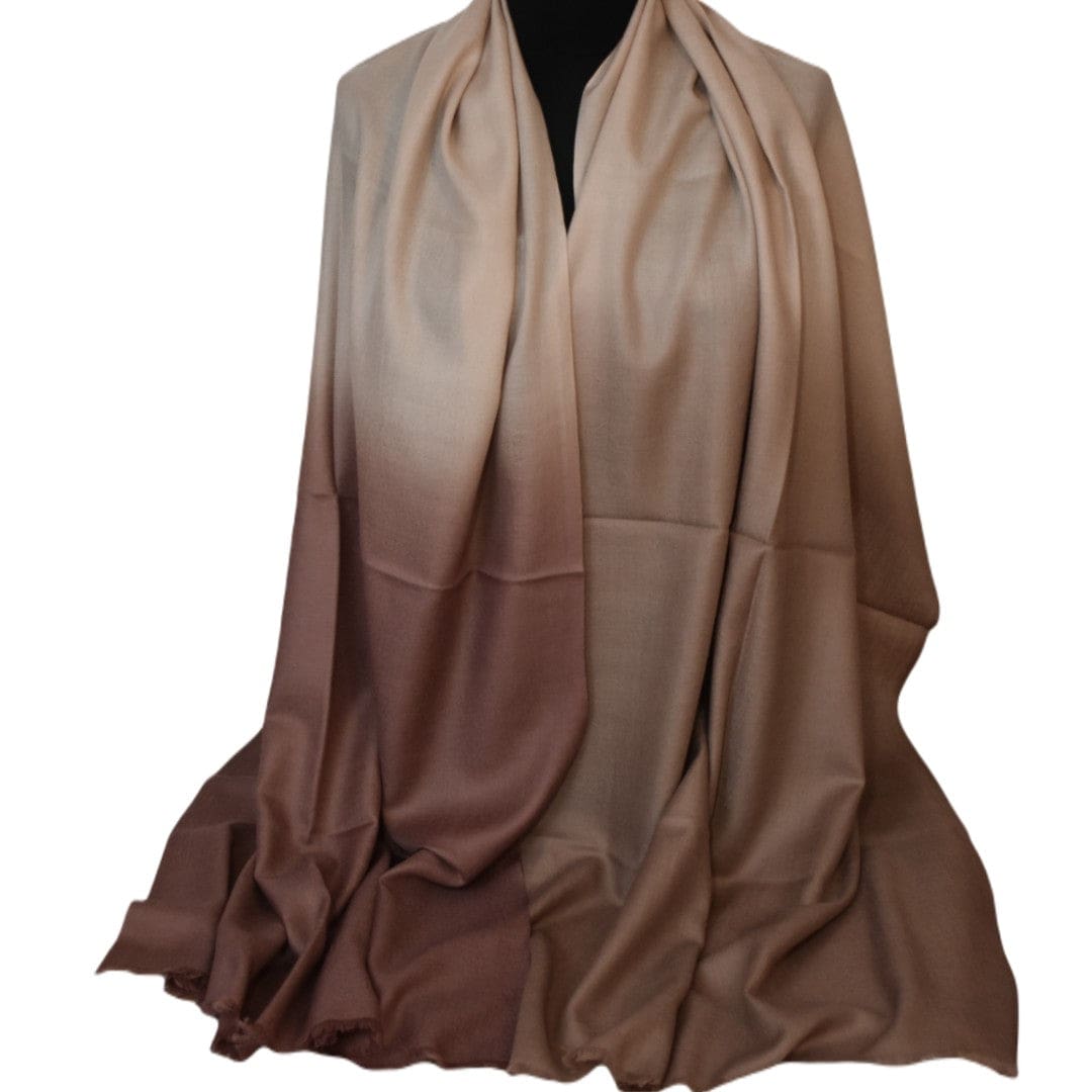 Sal Premium Lana Cashmere & Matase Naturala - Ombre Tri Color Shade -> cod: CASHMSILK12 - sal cashmere ombre design