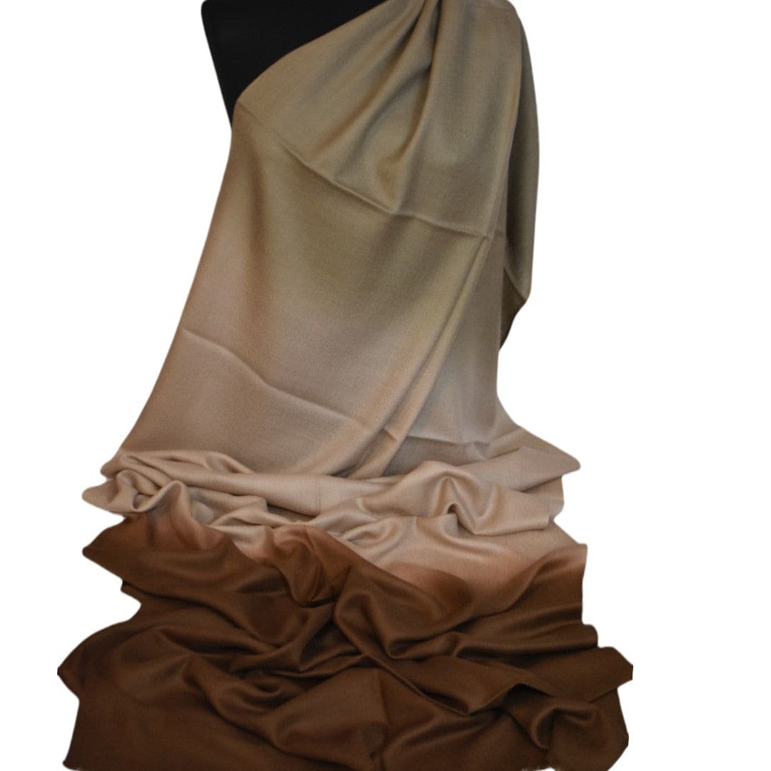 Sal Premium Lana Cashmere & Matase Naturala - Ombre Tri Color Shade -> cod: CASHMSILK13 - sal cashmere ombre design