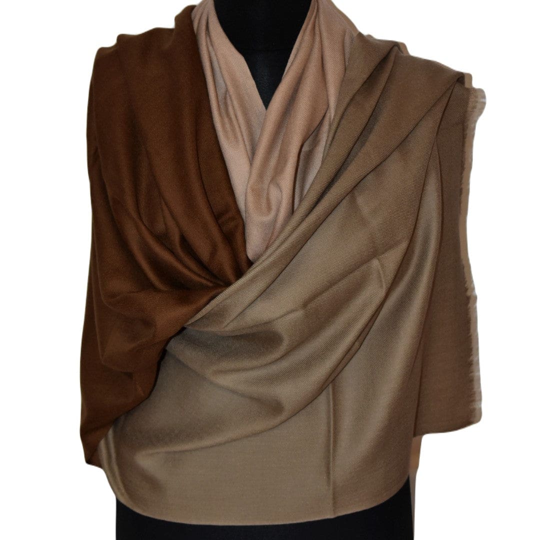 Sal Premium Lana Cashmere & Matase Naturala - Ombre Tri Color Shade -> cod: CASHMSILK13 - sal cashmere ombre design