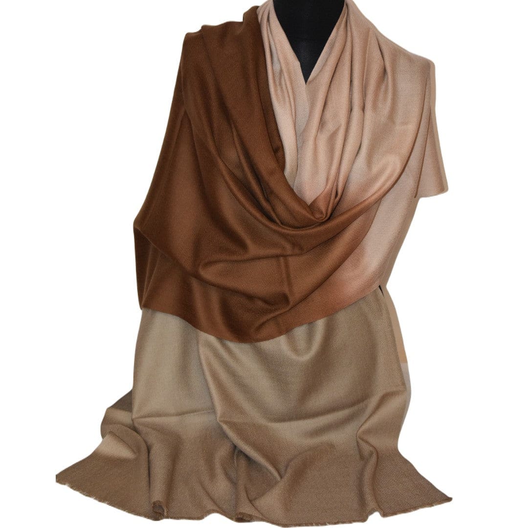 Sal Premium Lana Cashmere & Matase Naturala - Ombre Tri Color Shade -> cod: CASHMSILK13 - sal cashmere ombre design