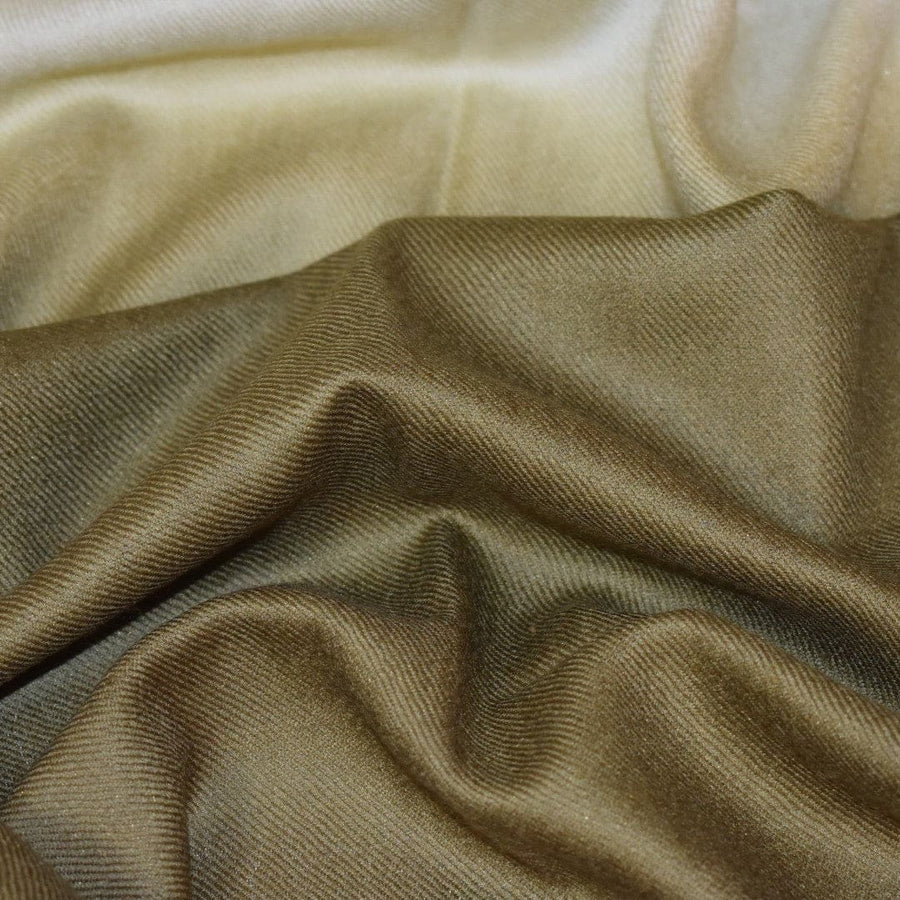 Sal Premium Lana Cashmere & Matase Naturala - Ombre Tri Color Shade ->Verde Kaki- cod: CASHMSILK16 - sal cashmere ombre design
