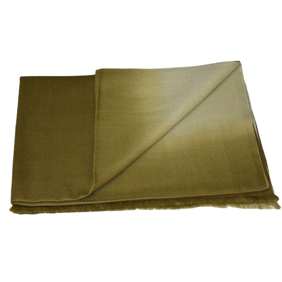 Sal Premium Lana Cashmere & Matase Naturala - Ombre Tri Color Shade ->Verde Kaki- cod: CASHMSILK16 - sal cashmere ombre design