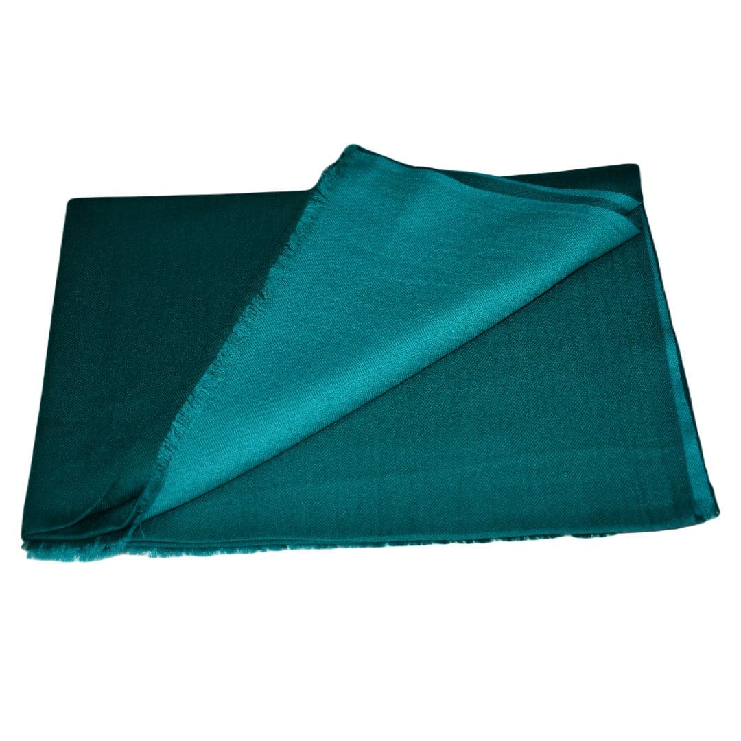 Sal Premium Lana Cashmere & Matase Naturala - Ombre Tri Color Shade ->Verde Smarald - cod: CASHMSILK177 - Saluri Cashmere