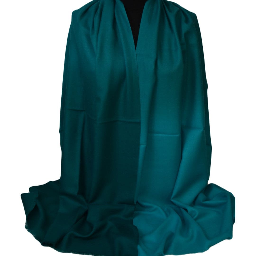 Sal Premium Lana Cashmere & Matase Naturala - Ombre Tri Color Shade ->Verde Smarald - cod: CASHMSILK177 - Saluri Cashmere