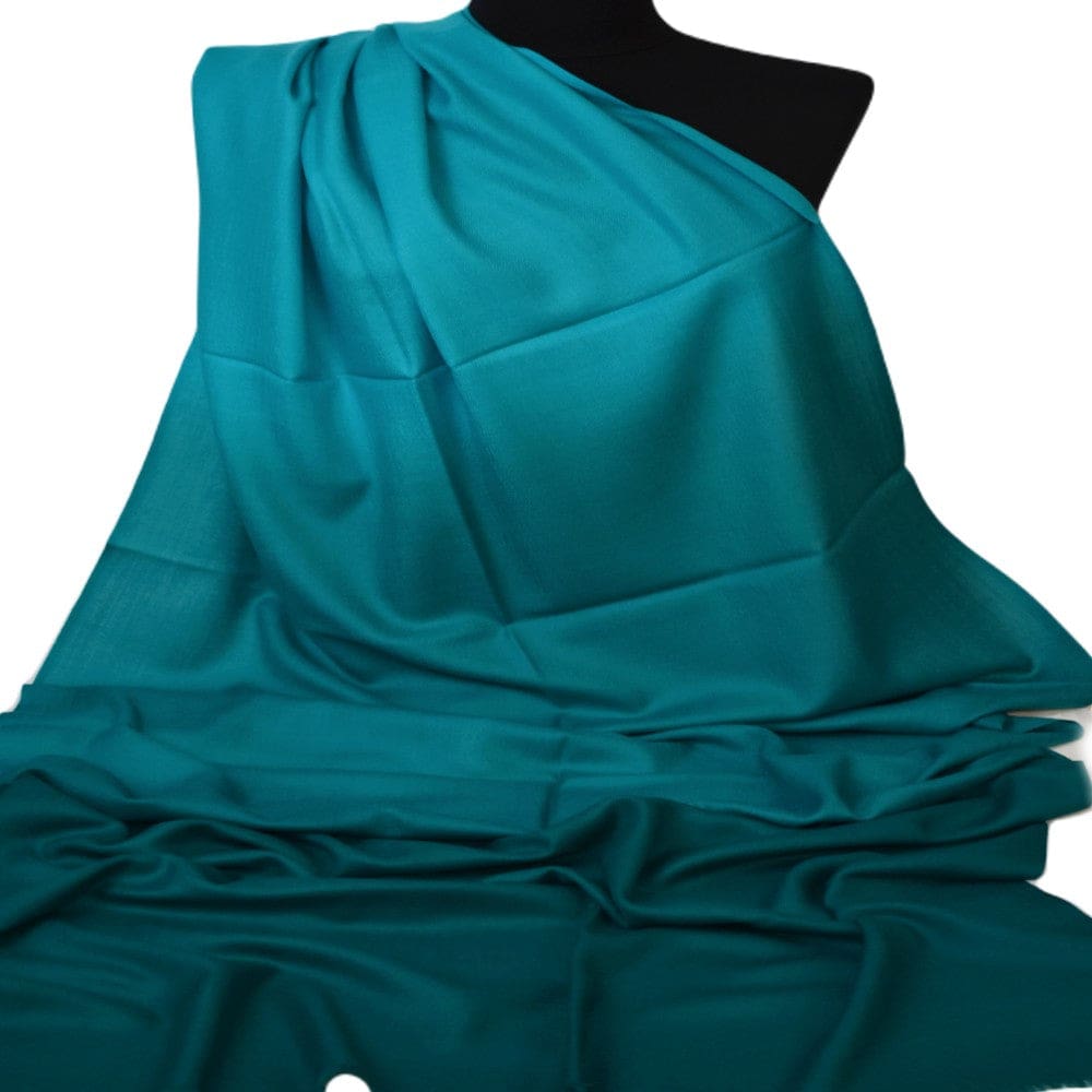 Sal Premium Lana Cashmere & Matase Naturala - Ombre Tri Color Shade ->Verde Smarald - cod: CASHMSILK177 - Saluri Cashmere