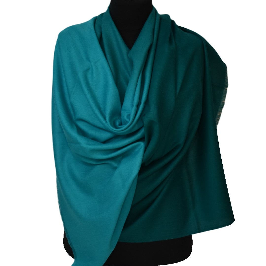 Sal Premium Lana Cashmere & Matase Naturala - Ombre Tri Color Shade ->Verde Smarald - cod: CASHMSILK177 - Saluri Cashmere