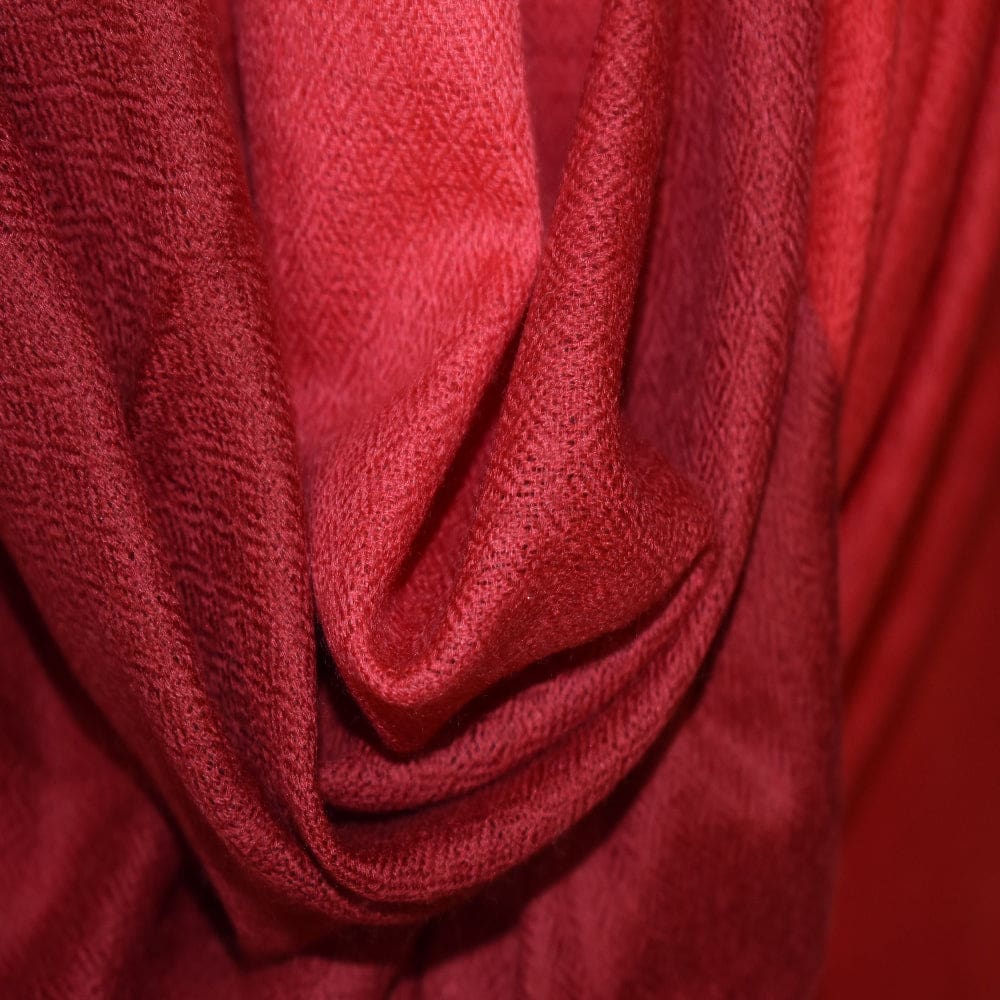 Sal Premium Lana Cashmere - Ombre Tri Color Shade ->Rosu/Rosu de foc/ Rosu Scarlat - cod: CASHM17 - Sal din Cashmere