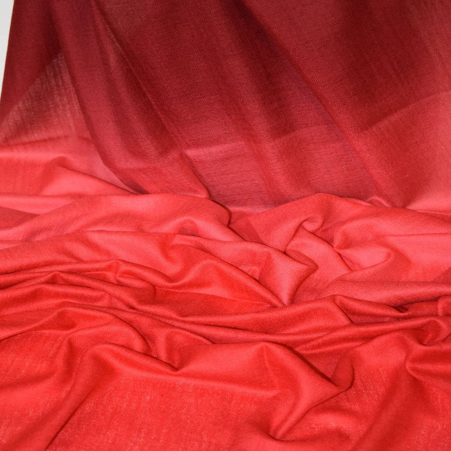 Sal Premium Lana Cashmere - Ombre Tri Color Shade ->Rosu/Rosu de foc/ Rosu Scarlat - cod: CASHM17 - Sal din Cashmere
