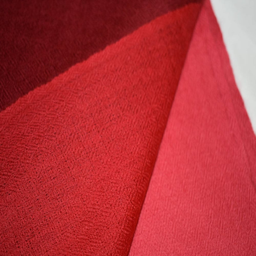 Sal Premium Lana Cashmere - Ombre Tri Color Shade ->Rosu/Rosu de foc/ Rosu Scarlat - cod: CASHM17 - Sal din Cashmere