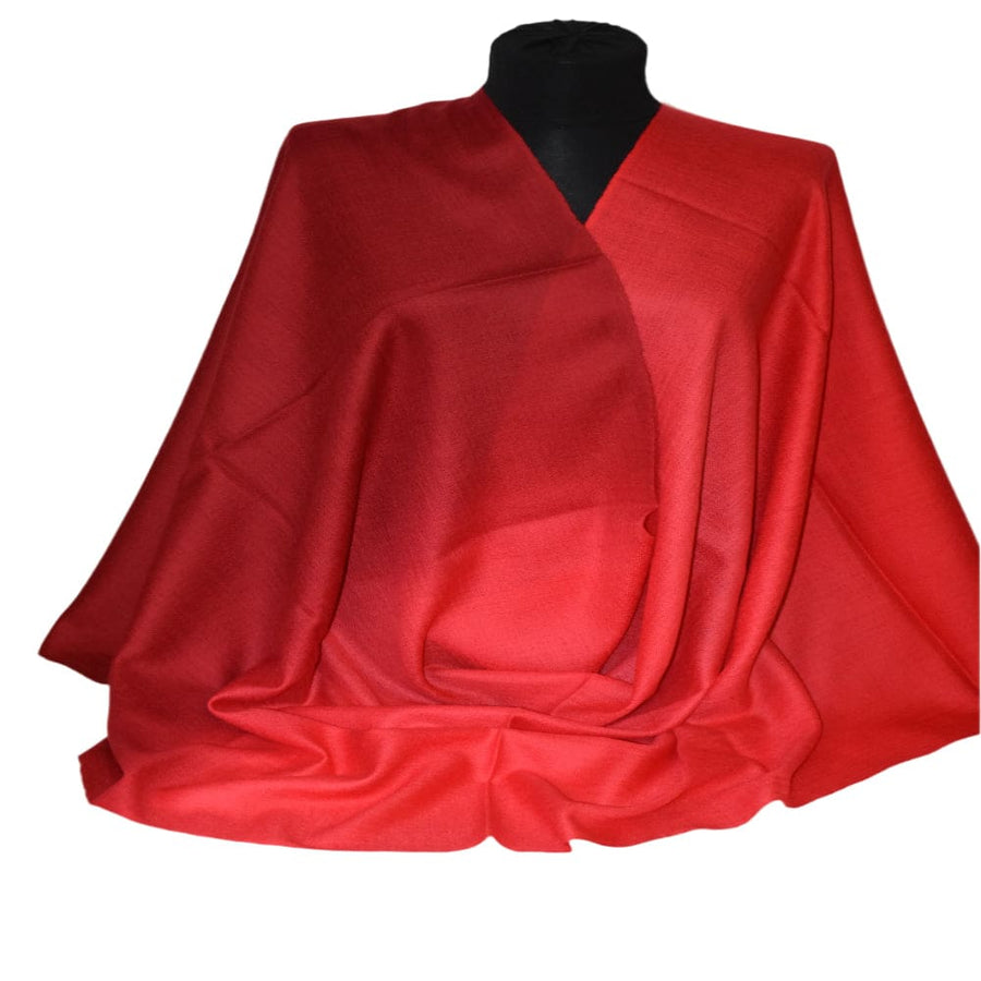Sal Premium Lana Cashmere - Ombre Tri Color Shade ->Rosu/Rosu de foc/ Rosu Scarlat - cod: CASHM17 - Sal din Cashmere