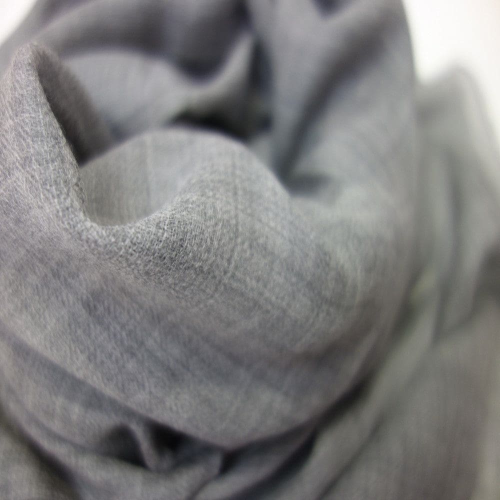 Sal Premium Unisex din Cashmere Pashmina & Matase Naturala - Ash Grey -> Cod: NEWPASHM8 - sal din cashmere pashmina