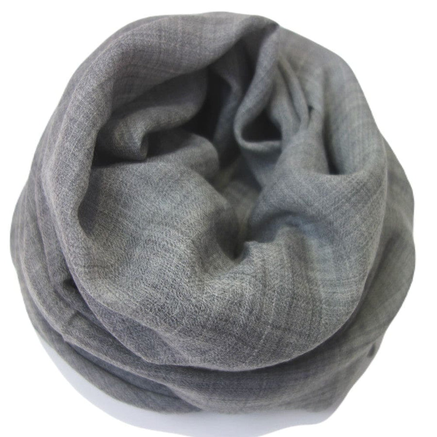 Sal Premium Unisex din Cashmere Pashmina & Matase Naturala - Ash Grey -> Cod: NEWPASHM8 - sal din cashmere pashmina
