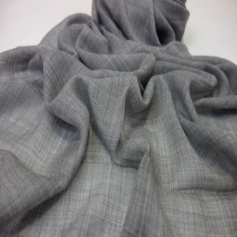 Sal Premium Unisex din Cashmere Pashmina & Matase Naturala - Ash Grey -> Cod: NEWPASHM8 - sal din cashmere pashmina