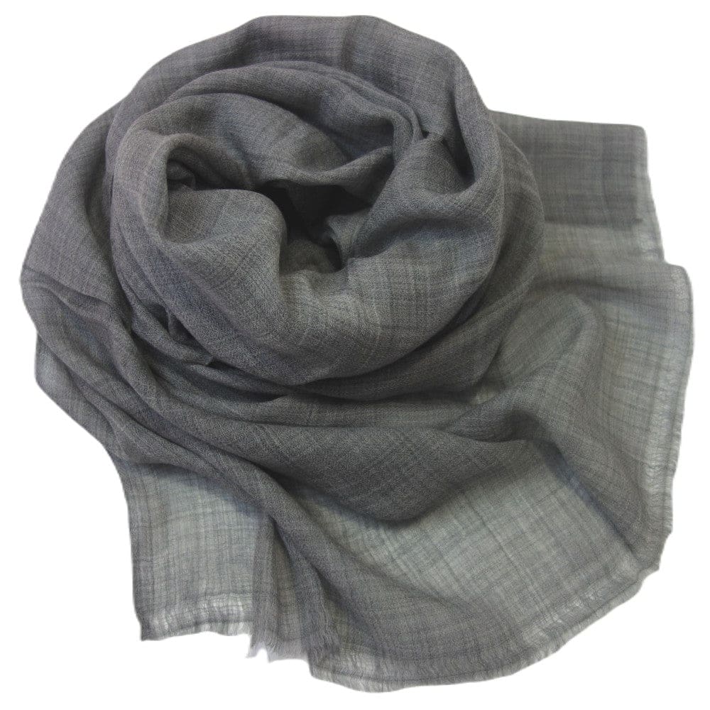 Sal Premium Unisex din Cashmere Pashmina & Matase Naturala - Ash Grey -> Cod: NEWPASHM8 - sal din cashmere pashmina