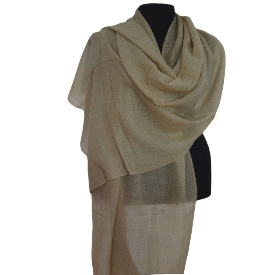 Sal Premium Unisex din Cashmere Pashmina - Natural Bej -> Cod: NEWPASHM5 - sal din cashmere pashmina