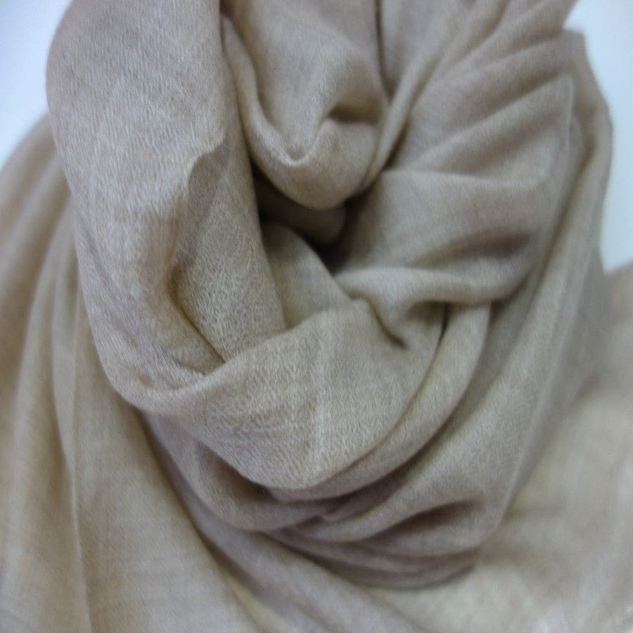 Sal Premium Unisex din Cashmere Pashmina - Natural Bej -> Cod: NEWPASHM5 - sal din cashmere pashmina