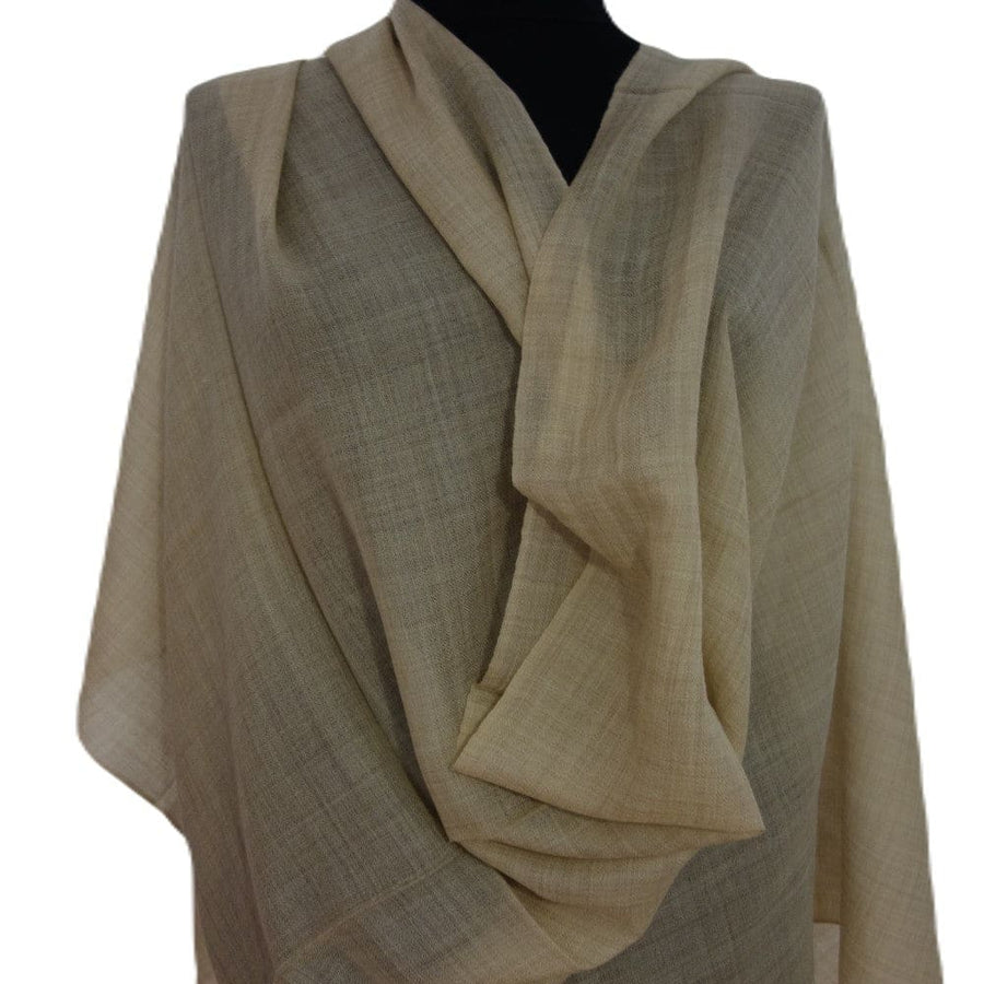 Sal Premium Unisex din Cashmere Pashmina - Natural Bej -> Cod: NEWPASHM5 - sal din cashmere pashmina