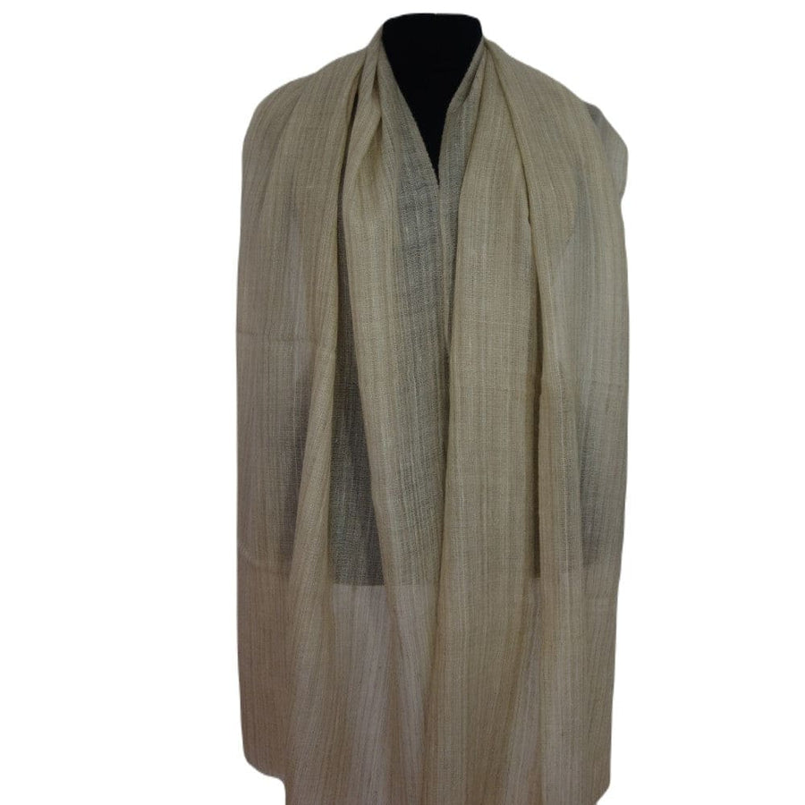 Sal Premium Unisex din Cashmere Pashmina - Natural Bej -> Cod: NEWPASHM7 - sal din cashmere pashmina