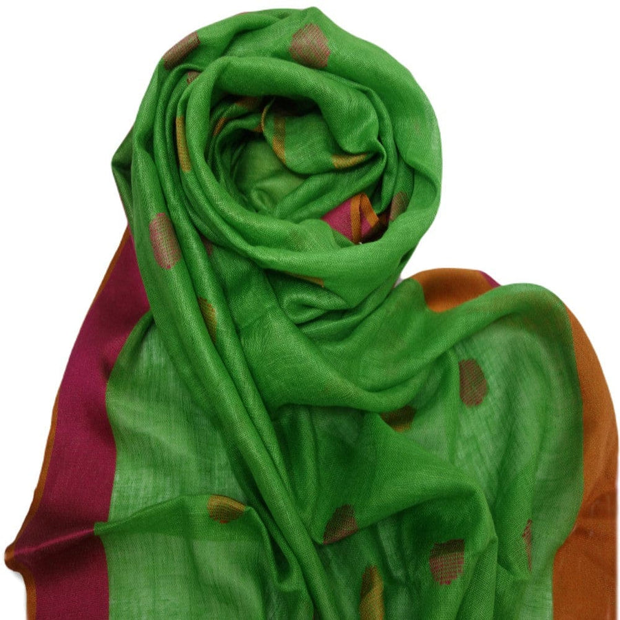 Sal tesut manual din 100% IN (Linen 100%) -4 Seasons Emerald -> Cod: NEWIN5 - sal din In (linen)