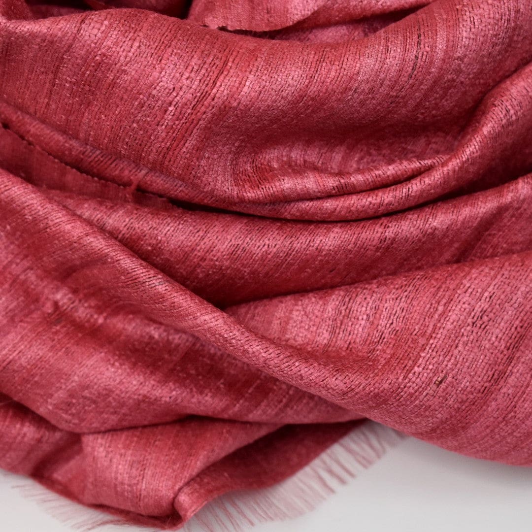 Sal tesut manual din 100% Matase Naturala Organica - Ghicha Tassar/Tussar Silk -> Cod: NewGhicha13 - sal matase naturala organica ghicha